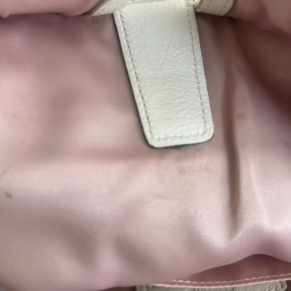 Coach 17041 Audrey Leigh Laser Cut Perforated Ivory Leather Tote Shoulder Bag - Picture 14 of 14